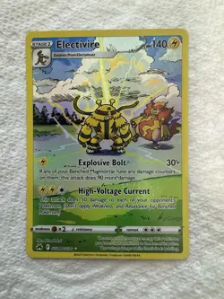 Pokemon TCG Electivire Crown Zenith: Galarian Gallery Ultra Rare Card #GG08/GG70 - Image 1