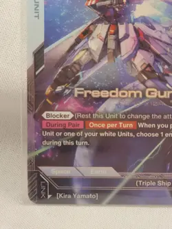 Gundam Card Game GD01-065 FREEDOM GUNDAM Newtype Challenge Champion ENGLISH - Image 5