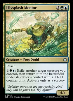 4 x Lilysplash Mentor - Foil - Bloomburrow - NM-Mint - MTG - Image 1