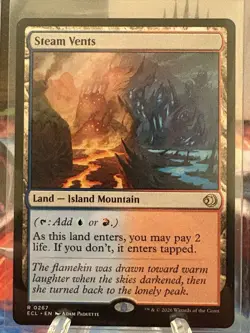 Magic The Gathering Steam Vents Lorwyn Eclipsed Regular - Image 1