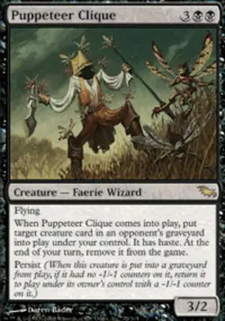 Puppeteer Clique - Foil Shadowmoor Magic mtg Moderate Play, English x1 - Image 1