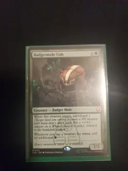 Magic the Gathering Badgermole Cub Mint Condition - Image 1