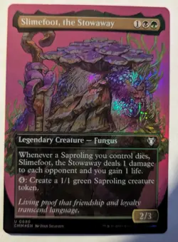 Slimefoot, the Stowaway (Borderless) Commander Masters Foil - MTG - Image 1