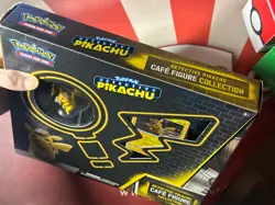 DETECTIVE PIKACHU Cafe Figure Collection SEALED Pokemon TCG 6x Booster Packs - Image 4