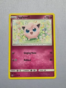 Jigglypuff 41/68 Common Hidden Fates Pokemon Near Mint - Image 1