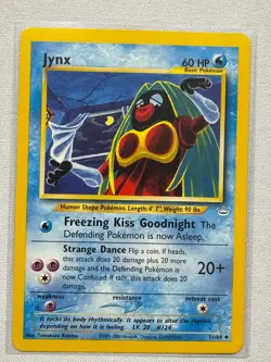 Jynx 31/64 Uncommon Neo Revelation Pokemon Near Mint - Image 1