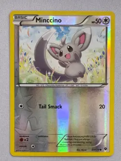 Minccino 87/124 Common Fates Collide Pokemon Reverse Holo Near Mint - Image 1