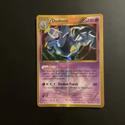 DUSKNOIR 104/101 GOLD Secret Rare Plasma Blast Pokemon Card - Image 1