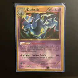 DUSKNOIR 104/101 GOLD Secret Rare Plasma Blast Pokemon Card - Image 3