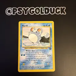 Pokemon Card Marill 29 WoTC Black Star Promo - Image 1