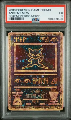 2000 POKEMON GAME MOVIE POKEMON 2000 MOVIE ANCIENT MEW PSA 5 - Image 1