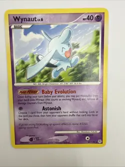 Wynaut 42/130 Diamond & Pearl Regular Rare Pokemon Card - Image 3