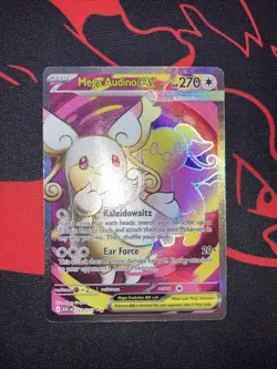 Mega Audino ex 253/217 Ascended Heroes Holo Ultra Rare Pokemon English Near Mint - Image 2