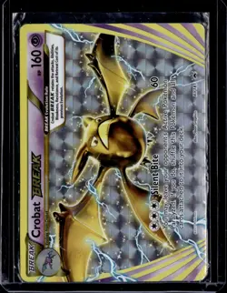 Crobat BREAK XY181 / Black Star Promo 2017 *Creased (HP) / Pokemon TCG - Image 1