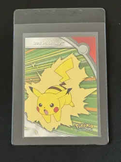 Pikachu HV6 #25 Pokemon Topps TV Animation Heroes & Villains Series 2 - Image 3