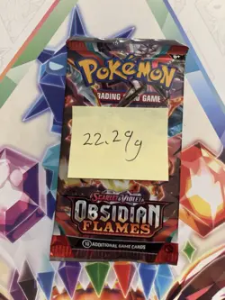 VERY HEAVY! 22.29Gram Obsidian Flames Pokemon TCG Factory Sealed Booster Pack!!! - Image 2