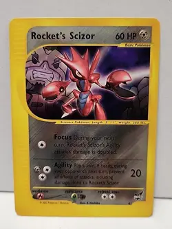 Pokemon CCG Rocket’s Scizor #4 Best of Game Promo Card 2002 WOTC - Image 1