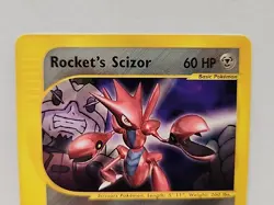 Pokemon CCG Rocket’s Scizor #4 Best of Game Promo Card 2002 WOTC - Image 2