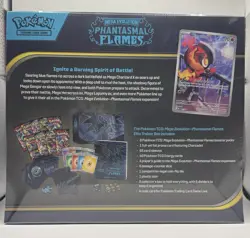Pokemon TCG: Mega Evolution Phantasmal Flames Elite Trainer Box Factory Sealed - Image 2