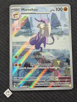 Mienshao 134/086 - White Flare Illustration Rare English Pokemon TCG NM - Image 1