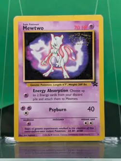 Mewtwo 3 The First Movie Black Star Promo 1999 English Pokemon Mewtwo Strike - Image 1