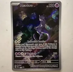 Pokemon Mewtwo 052 Illustration Rare Scarlet & Violet 151 Promo Lightly Played - Image 1