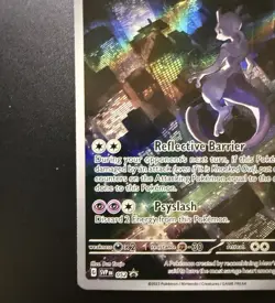 Pokemon Mewtwo 052 Illustration Rare Scarlet & Violet 151 Promo Lightly Played - Image 5