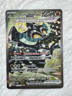 Pokemon TCG Cornerstone Mask Ogerpon Ex 215/167 Twilight Masquerade SIR NM - Image 1