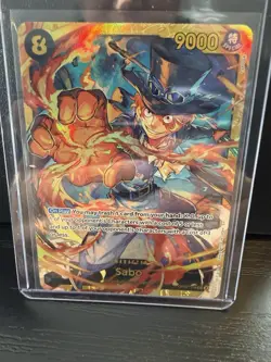 Sabo OP07-118 SEC - One Piece TCG - English Card Near-Mint Secret Rare Reprint - Image 1