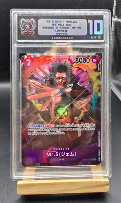 One Piece Mr.5 Gem Parallel Alt Art OP04-072 Japanese Kingdoms of Intrigue - Image 1