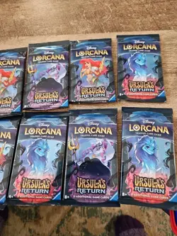 Ursula's Return Packs Archazia's Island Disney Lorcana TCG Factory Sealed Packs - Image 3