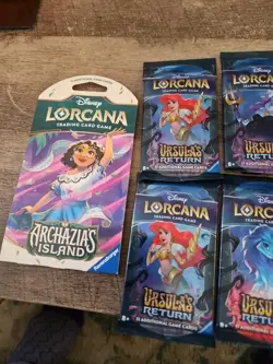 Ursula's Return Packs Archazia's Island Disney Lorcana TCG Factory Sealed Packs - Image 4