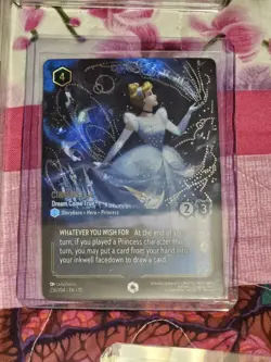 **CHASE PACK** Disney Lorcana Cinderella Dream Come True (Enchanted) *READ DESC* - Image 1