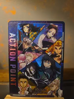 Hashiras Together Action Point Union Arena Demon Slayer TCG FOIL!!!!! - Image 1