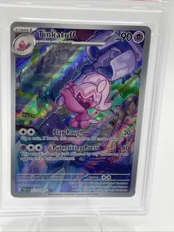 Pokemon TCG Tinkatuff 217/193 Paldea Evolved Illustration Rare Card - PSA 9 MINT - Image 2