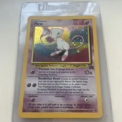 Mew 9 Holo Foil Black Star Promo Wotc Pokemon Card TCG English Vtg Y2k Card LP - Image 1