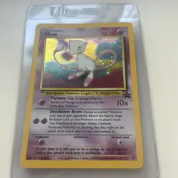 Mew 9 Holo Foil Black Star Promo Wotc Pokemon Card TCG English Vtg Y2k Card LP - Image 3