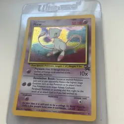 Mew 9 Holo Foil Black Star Promo Wotc Pokemon Card TCG English Vtg Y2k Card LP - Image 4