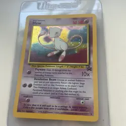 Mew 9 Holo Foil Black Star Promo Wotc Pokemon Card TCG English Vtg Y2k Card LP - Image 5