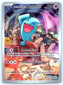 Team Rocket's Wobbuffet Promo SV: Scarlet & Violet Promo Cards 203 NM - Image 1