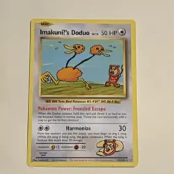 Pokemon TCG ImakuniU's Doduo Basic 50 HP Card 112/108 XY Set - Image 1