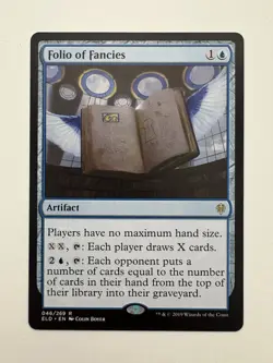 Folio of Fancies MTG Magic the Gathering Card NM Near Mint ELD - Image 1
