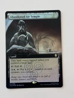 Abandoned Air Temple EXTENDED ART Foil NM/M-Avatar: The Last Airbender - Image 1