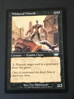 Withered Wretch X1 Legions Ex Condition See Front/back Pics - Image 1