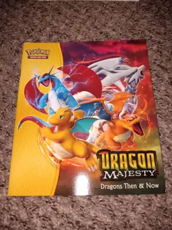 Pokemon TCG Dragon Majesty ETB Player's Guide Booklet ONLY NM/NEW - Image 1