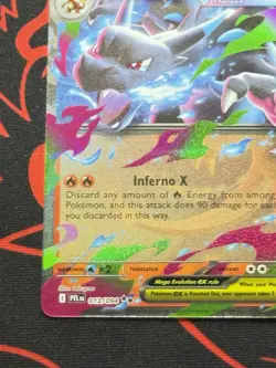 Mega Charizard X EX 013/094 Pokemon Phantasmal Flames Holo English Near Mint #1 - Image 5