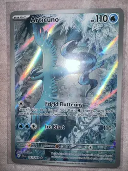 Pokemon TCG Articuno IR 161/159 Journey Together NM/Mint Condition - Image 2
