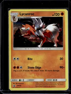 Lycanroc SM105 / Cosmos Holo S&M Black Star Promo 2018(LP) / Pokemon TCG - Image 1