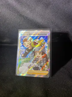 Pokemon Breeder's Nurturing 188/189 Ultra Rare Pokemon TCG Darkness Ablaze NM - Image 2
