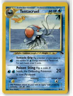 Tentacruel ⭐ 10/18 Southern Islands 2001 Pokemon NM - Image 1
